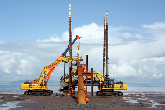 HDD landfall beneath protected coastal zone