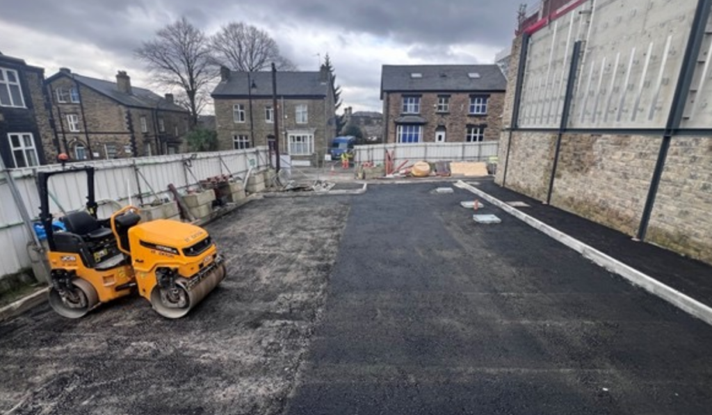 Weston Park hospital car park works